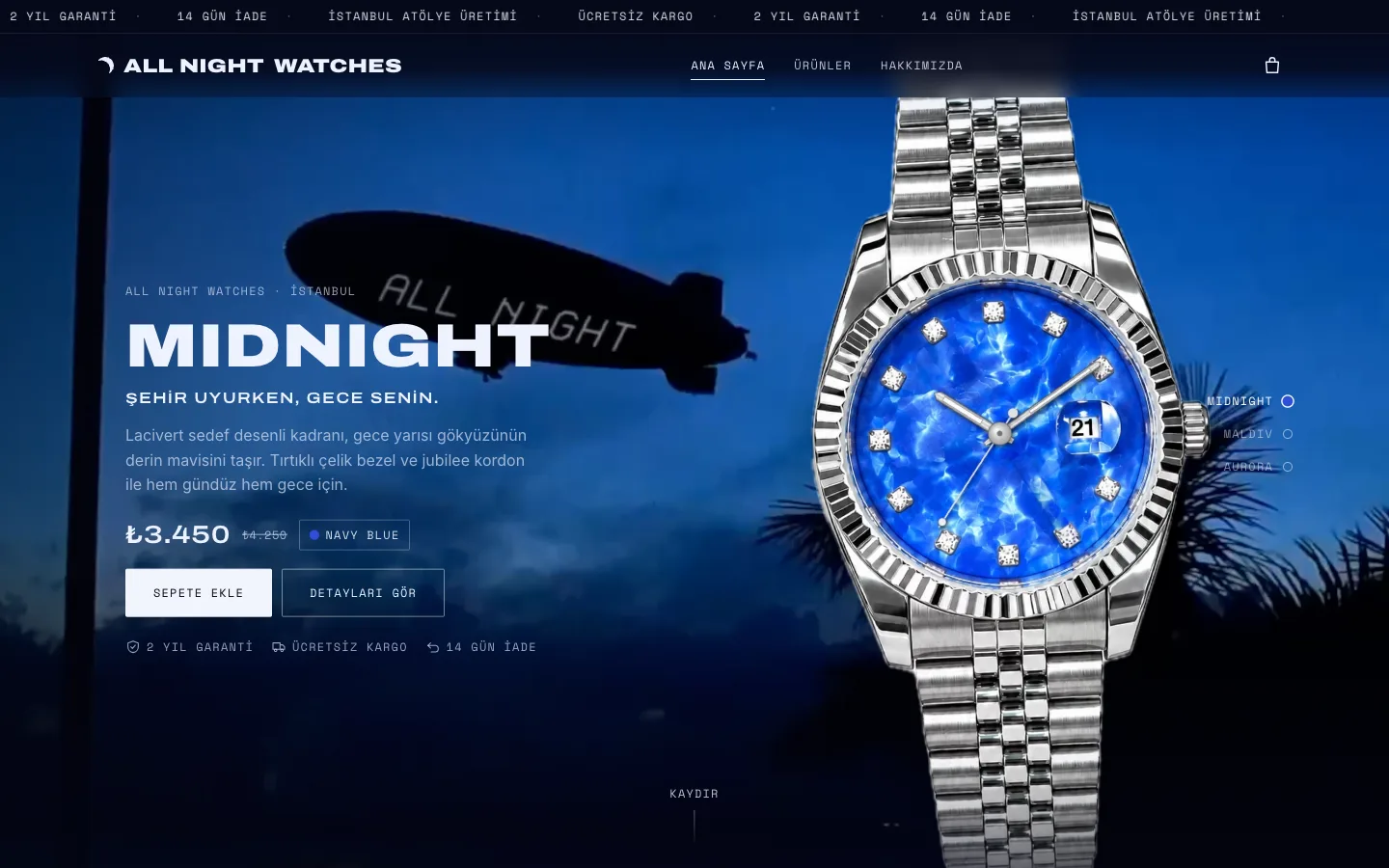 All Night Watches proje görseli